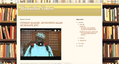 Desktop Screenshot of mawaidhavideos.com