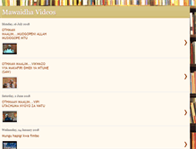 Tablet Screenshot of mawaidhavideos.com